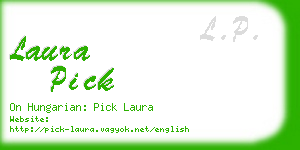 laura pick business card